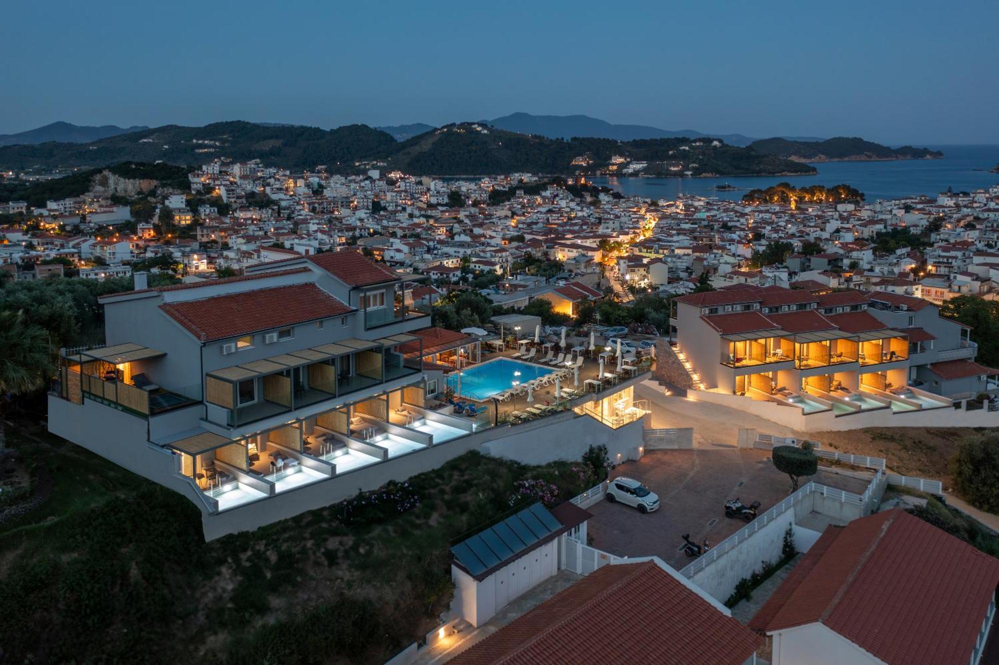 Poseidon Villas Skiathos-Stadt Exterior foto